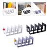 Acrylic Bookend Organizer Office Non Skid Minimalist Stand Rack Binder