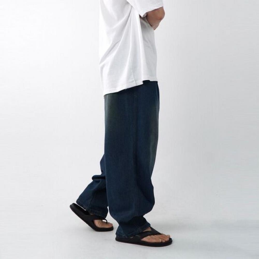 Onl Men Pin Tuck Wide Jeans Black