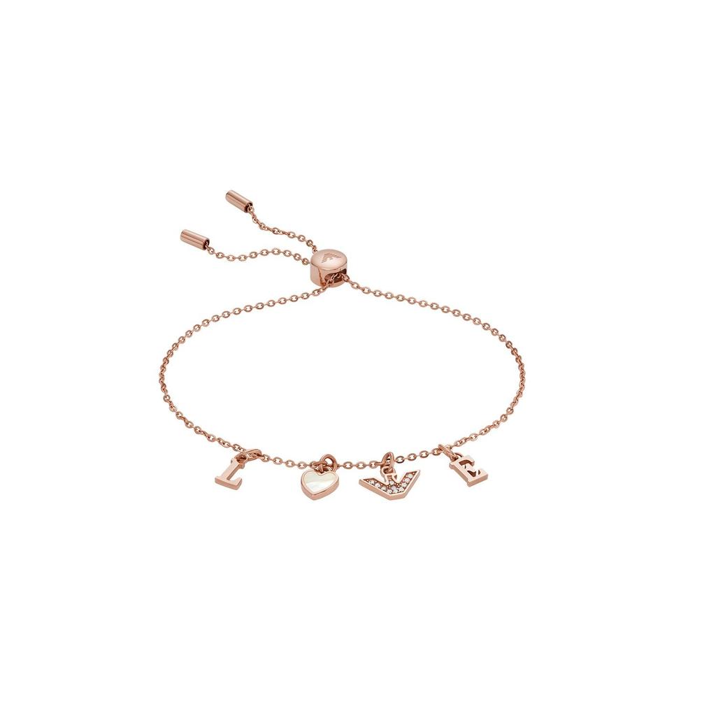 Armani Fashion Love Heart Eagle Logo Bracelet Women Bracelet EGS2956221