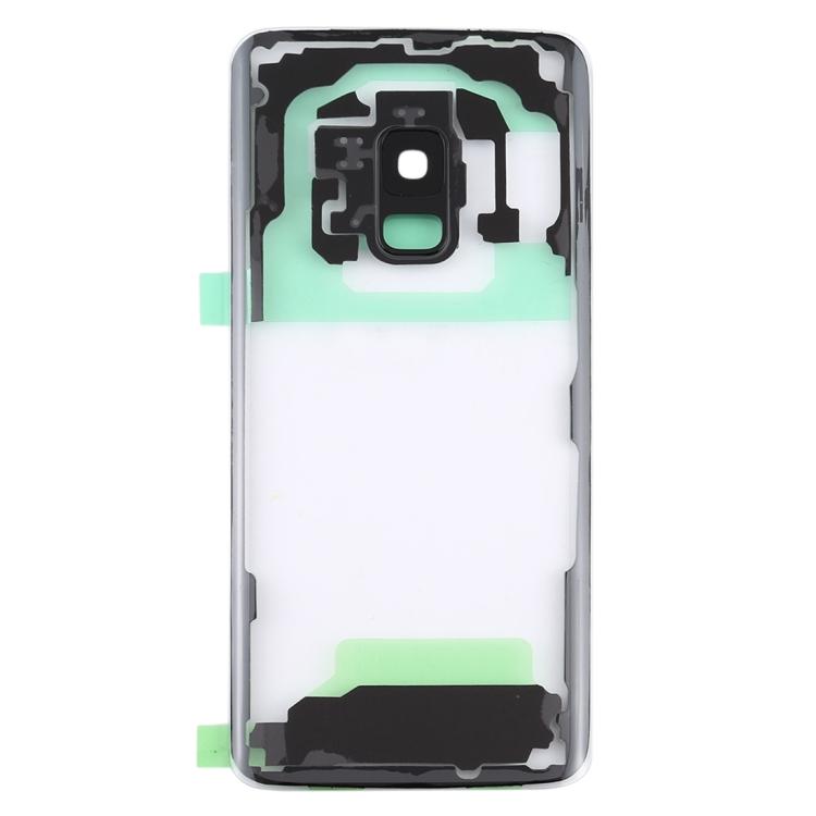 For Samsung Galaxy S9 G960F G960F/DS G960U G960W G9600 Transparent Battery Back Cover with Camera Lens Cover (Transparent)