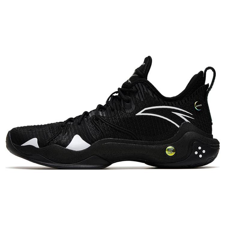 New Anta Frenzy 4 Pro The First Year Cushioning Anti-Slip And Wear-Resistant Mid-Top Basketball Shoes Black 112321111-3