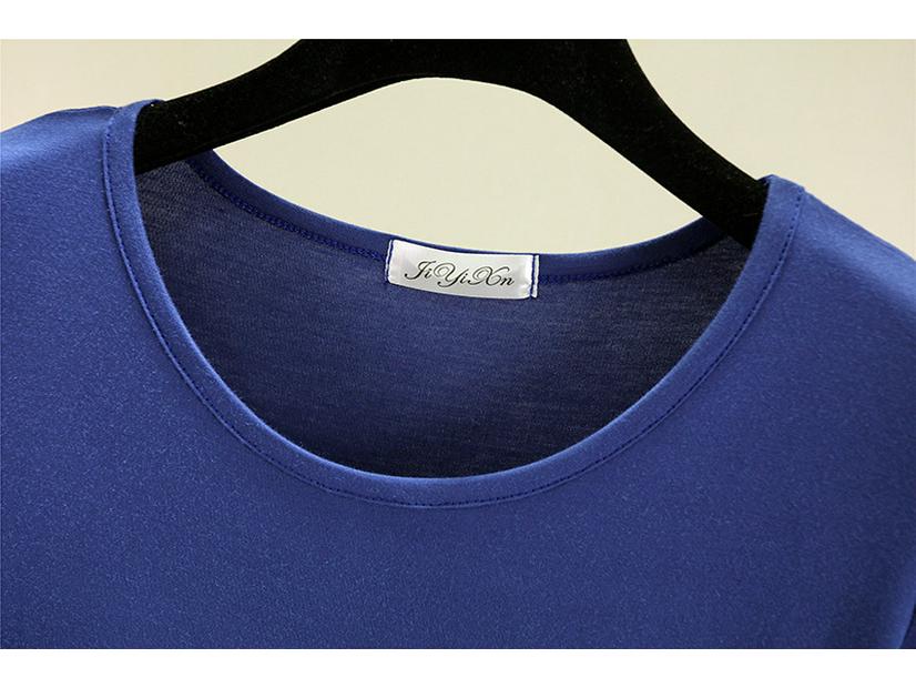 Dámský univerzální letní top s krátkým rukávem 2025: Zeštíhlující, Volný střih, Ležérní základní tričko