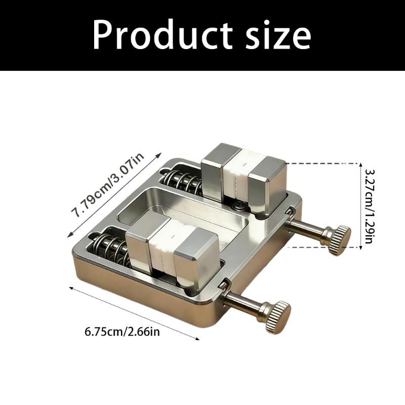 Electronics Repair Soldering Tool with Metal Body, Insulated Contact Ends, Spring Tension Parts and Stable Wire Positioning for Worktable Use