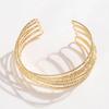 Vergoldeter Stilvoller Kada Armreif Manschettenarmreif für Frauen