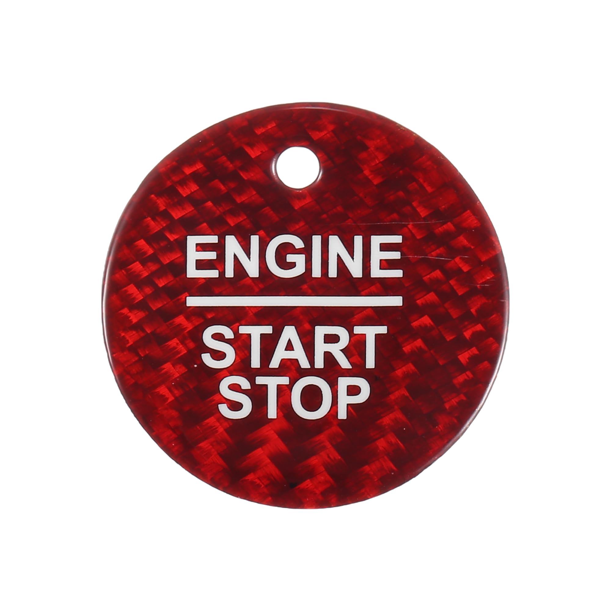 INFINAUTO Engine Start Stop Button Cover Compatible with Ford F-150 красный