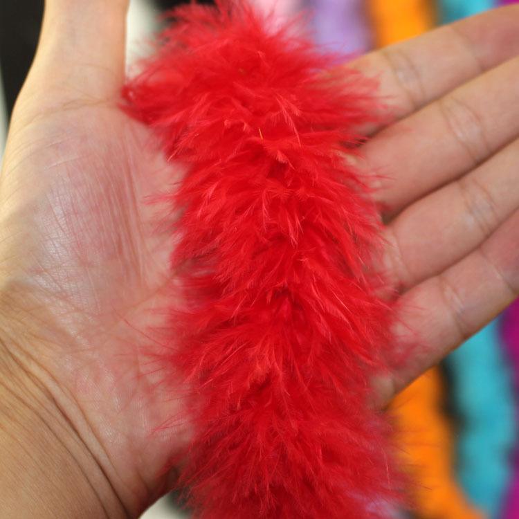 Feather Fleece 2 Meters Turkey Fleece Feather Strip, Flat Fleece Strip, Cartoon Wedding Feather Strip