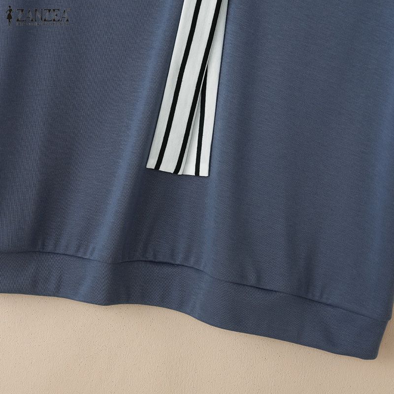 Casual Commute Zanzea Vneck Women Loose Short Sleeve Blouse