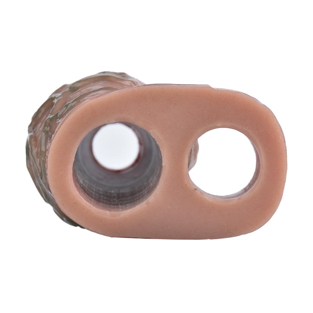 Realistic Silicone Penis Sleeve Extender Condom Cock Enlarger Strap On Adult Dildo Sex Toy