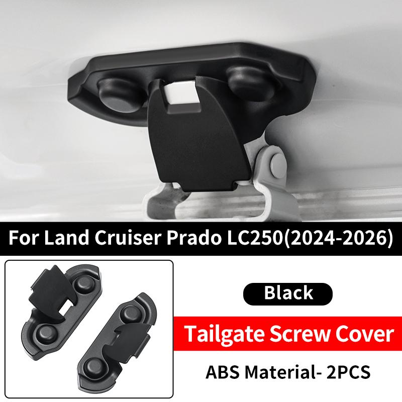 

Для 2024-2026 Toyota Land Cruiser Prado LC250 Защитная крышка винта задней двери Защита от ржавчины Антикоррозийные Внешние аксессуары ABS material