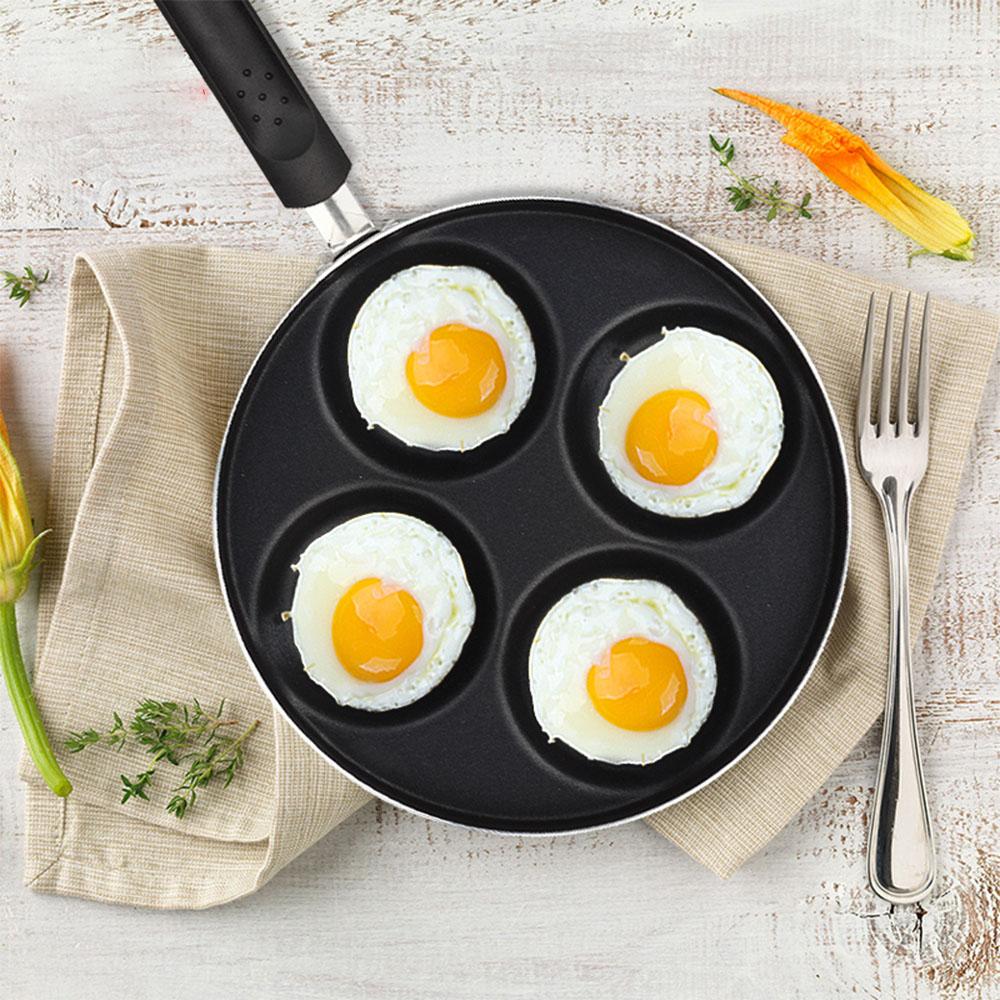 24cm Non-Stick Fried Egg Pan - Breakfast Frying Pan with Egg Mold