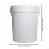 Round Pail with Lid Even 25 L Cylindrical