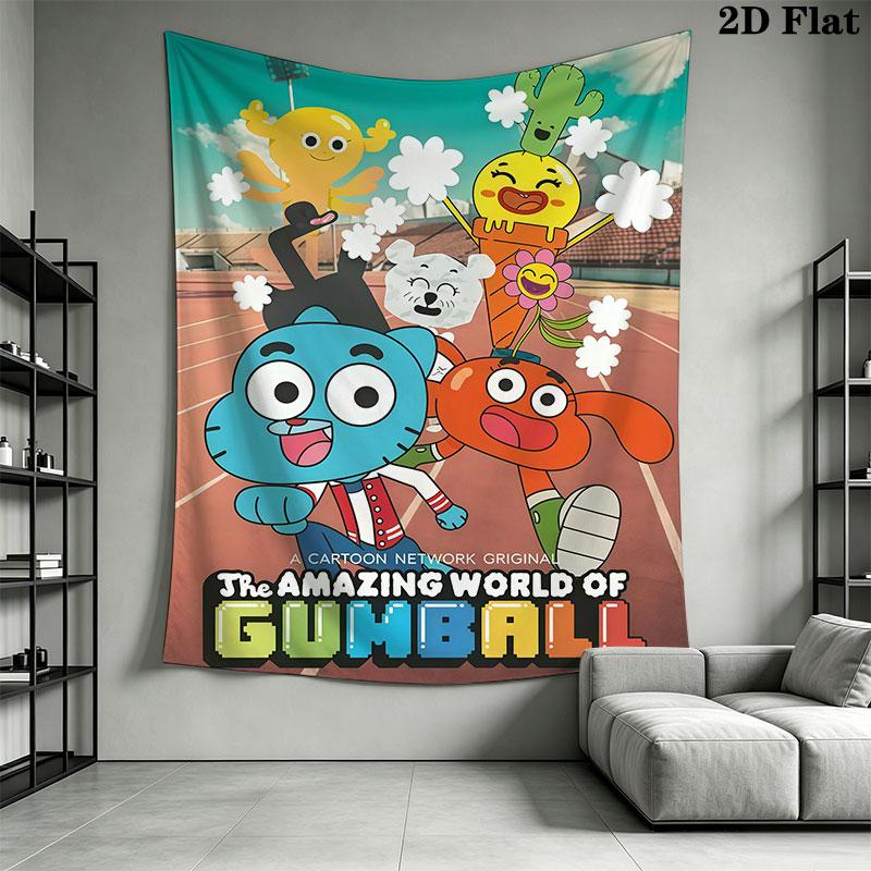 Gumball Wall Hanging Printed Fabric Blanket Decorative Tapestries for Bedroom Living Room Home Decor