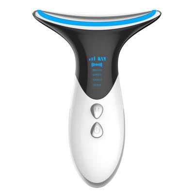 Facial Neck Facial Beauty Warm EMS Facial Beauty Device with 4 LED Light Beauty Treatment Microcurrent Face Neckline Care & Care, Device, Modes, &