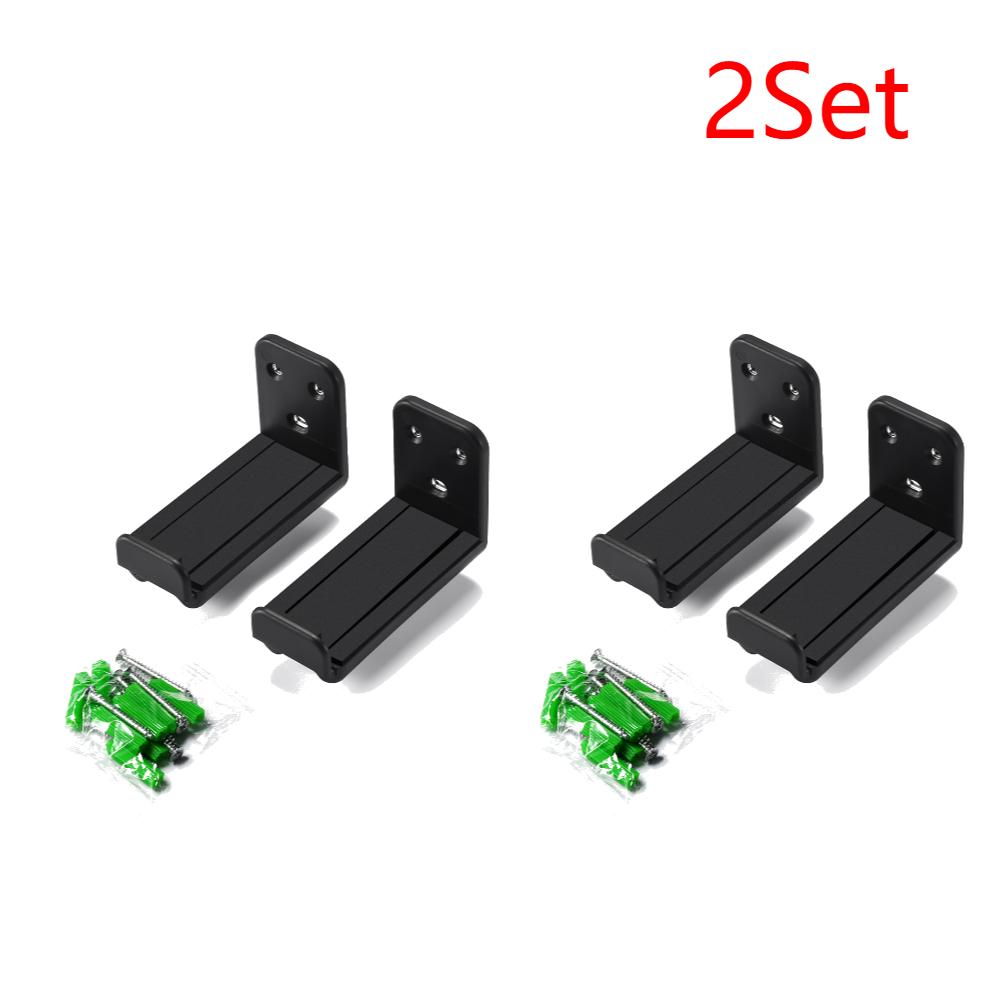 Sound Bar Mounting Bracket Universal Soundbar Speaker Wall Holder Anti-Drop Drywall Sound Bar Wall Bracket for Most Soundbars