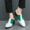 Men's Shoes 2025 New Autumn and Winter Driving Leather One-pedal Business Men's Casual Leather Shoes Soft-soled Dad Doudou Shoes