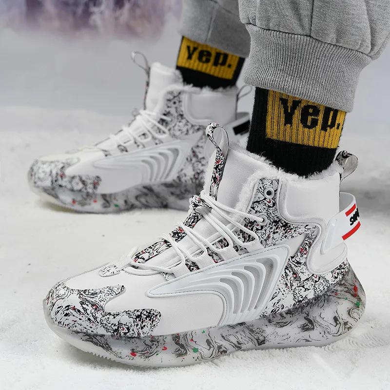 men boots 2024 New Winter Slippers Warm Men Shoes Waterproof Non-Slip Plush Sneakers Male tenis shoes Boots Men Sneakers Winter