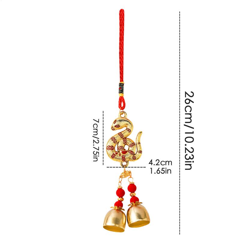 Snake Lucky Charm Portable Year Of The Snake Theme Car Pendant Automotive Interior Accessories Exquisite Rearview Mirrors