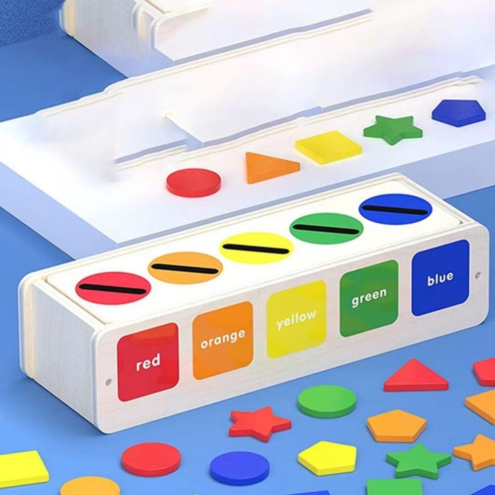 Geometric Cognition Shape and Color Sorting Toy Shape Sorting Educational Toys  Baby Boys Girls