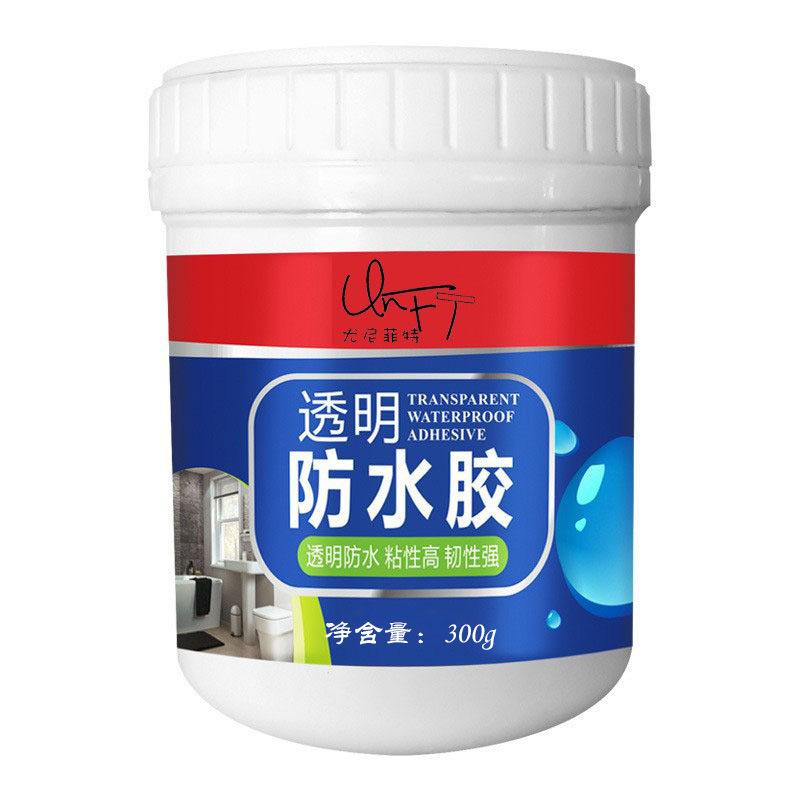 Transparent Waterproof Glue Bathroom Kitchen Brick-free Waterproof Paint Exterior Wall Roof Window Sill Waterproof Leak Repair