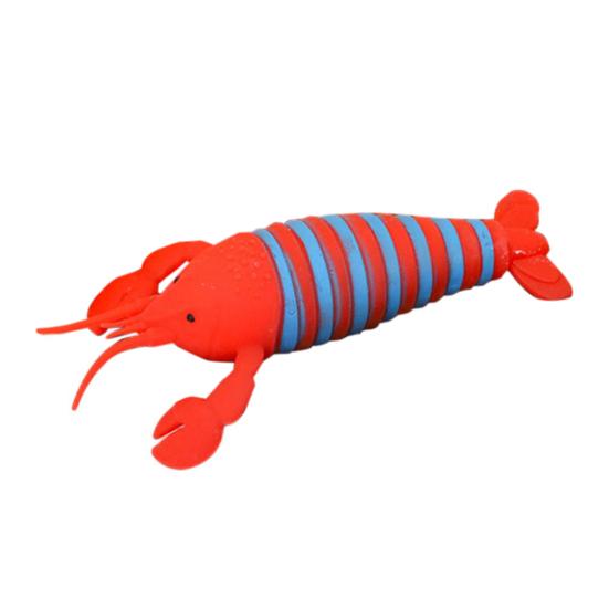 Squeezing Lobster Toy Cute Colorful Simulation Animal Doll Pinch Toy Anxiety-Relief Soft Plastic Squeeze Fidget Squishes Decompression Toy Boys Girls