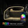 Dynamic Flowing Car Trunk Light Strip RGB Custom Neon Atmosphere Light Car Decorative Strip APP Control Interior Ambient Light