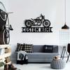 Custom Motorcycle Metal Wall Art Contemporary Indoor Outdoor Home Decor Gift