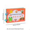 Reusable Sticker Book Activity Binder Brain Teaser Removable for Kids Girls Boys