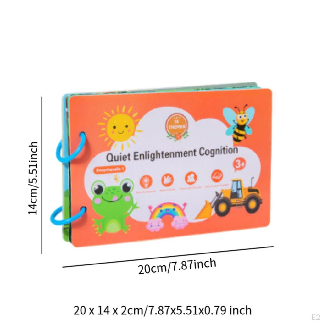 Reusable Sticker Book Activity Binder Brain Teaser Removable for Kids Girls Boys