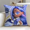 Classic Anime Rainbow Bubblegem Cushion Cover Soft  EasyWash Pillow Case  Versatile for Couch Bed Travel and Office