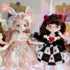 Dress Up Simulated Eye Hinge Doll 3D Eyes Removable Joints Doll BJD Doll with Clothes  Kids Toy