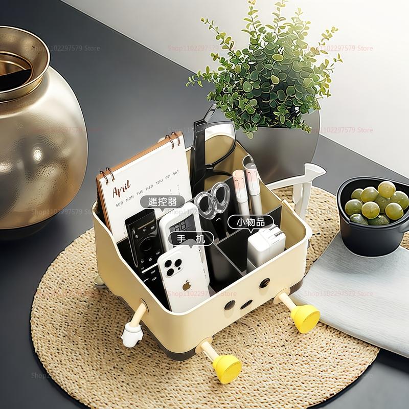 Desktop Storage Box Organizer for Living Room Remote Control Keys Phone Office Dorm Cosmetics Stationery Organizer Home Supplie