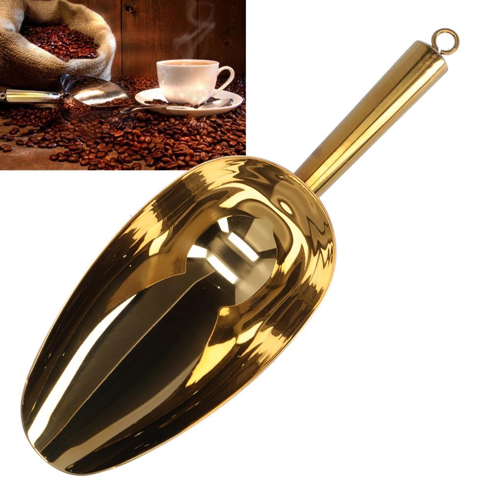Gold Food Scoop Multi-Purpose Grain Flour Shovel Practical Ice Scoop Kitchen