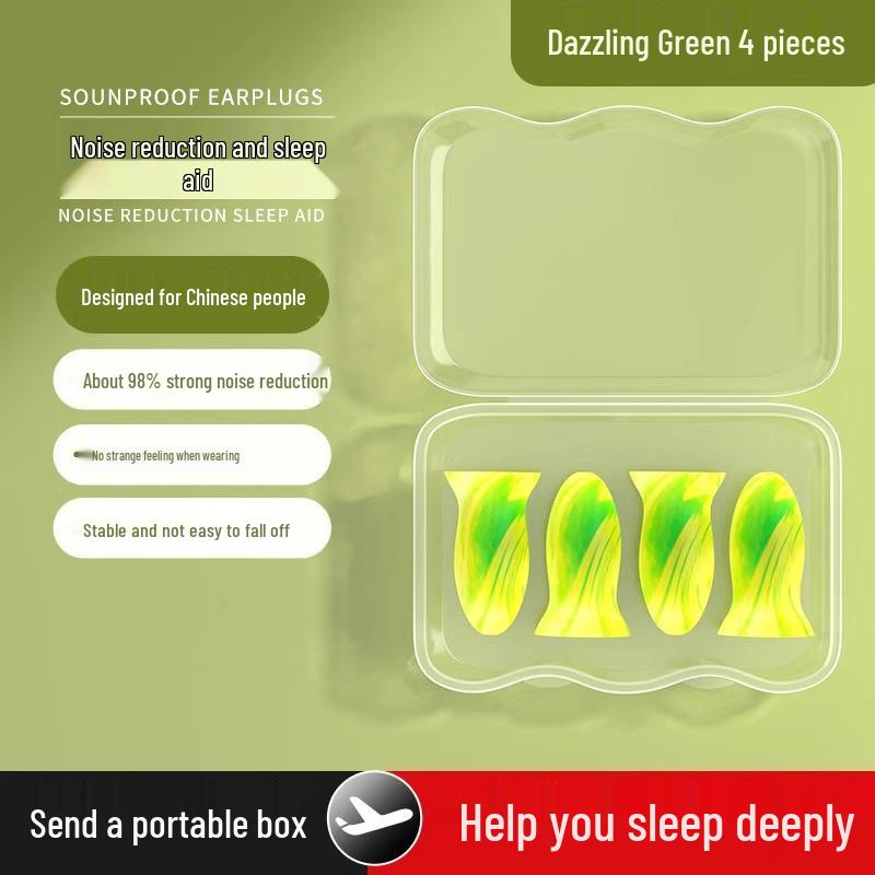 Noise-Reducing Sleep Earplugs: Soundproof, Snore Prevention, Perfect for Studying & Nighttime Silence