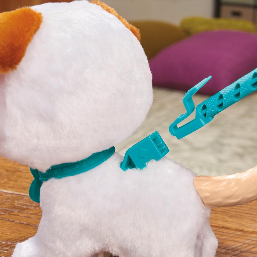 Hasbro FurReal Walking Puppy (White), an interactive pet that responds to voice and sound, for ages 4 and up (F8131), authentic product.