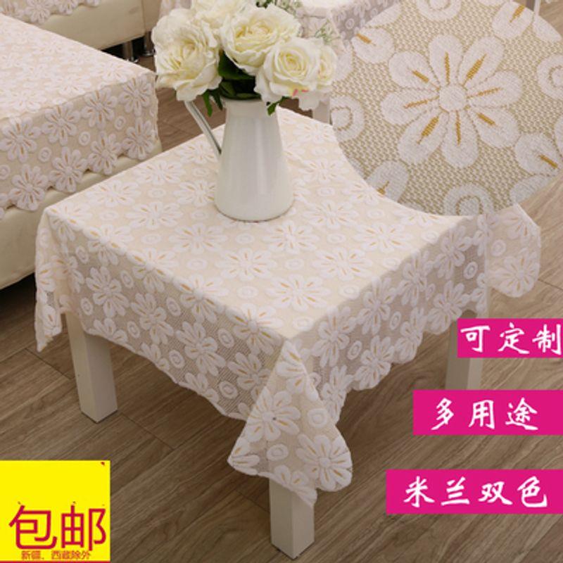 

Синяя Скатерть Вязаная Прямоугольная Вырезная Белая Кофейная Скатерть Кружево Вышивка Ткань Европейский Стиль Скатерть Прикроватная Milan bicolor 60*60cm