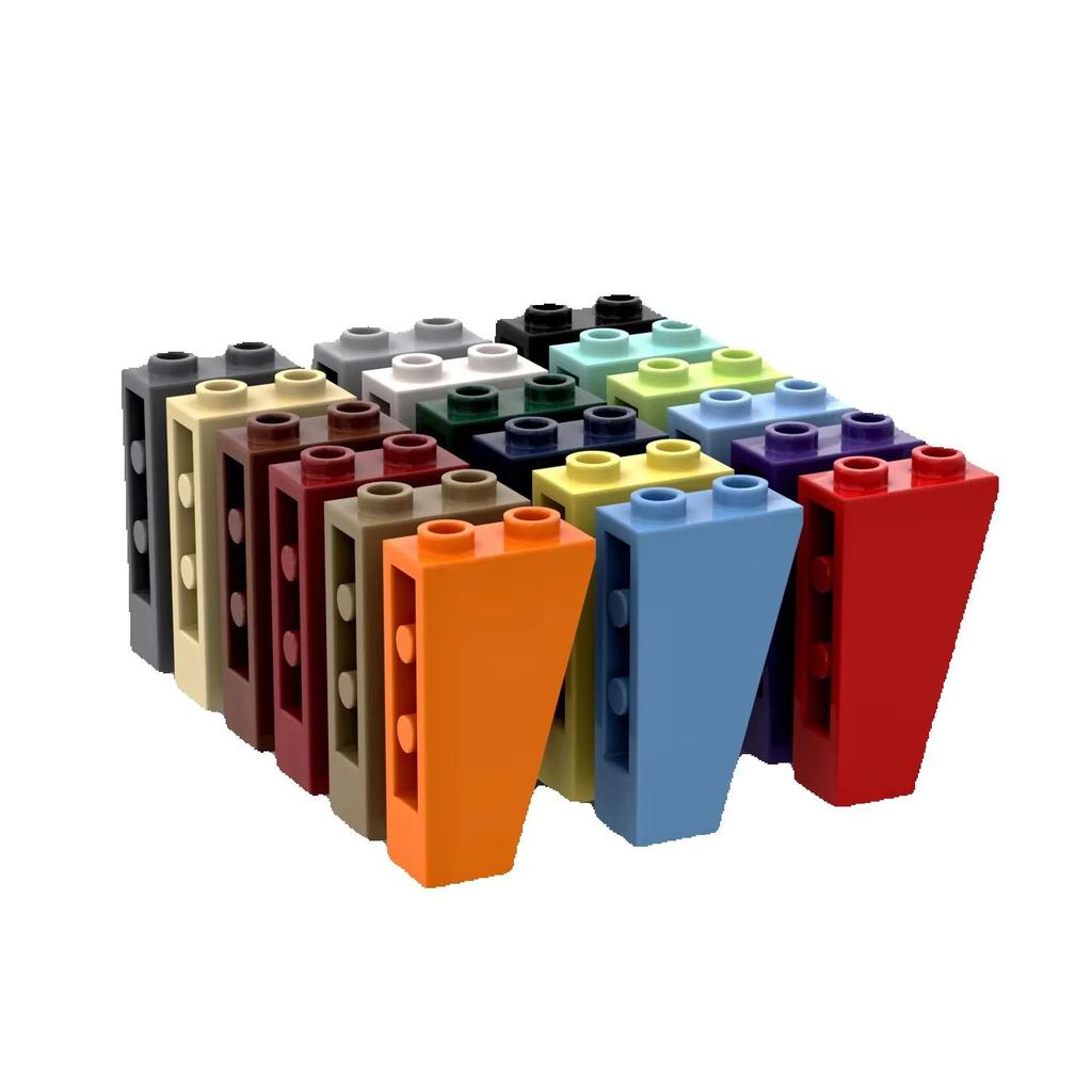 Non-Toxic 50Pcs Lot 2449 Slope Inverted 2X1X3 Bricks Slope Face Reverse Toys For Technical Buildings Blocks Gift Compatible Diy Moc Assemb