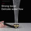 High Pressure Upgrade Shower Head 3 Modes Handheld Adjustable Water Saving Shower Head Pressurized Spray Nozzle Bathroom Supplies