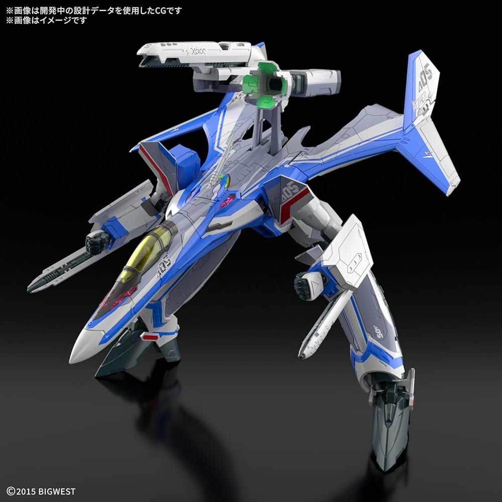 Bandai Spirits HG Macross Delta VF-31J Siegfried 1/100 Scale Color-Coded Plastic Model Kit
