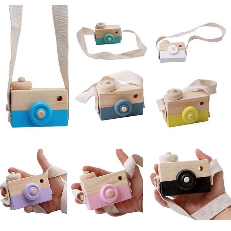 Wooden Camera Toy For Kids Unisex With Smooth Finish And Cotton Rope**