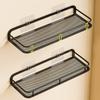 Waterproof Wall-mount Bathroom Shelf Large Capacity Condiment Storage Shelf  Bathroom Accessories