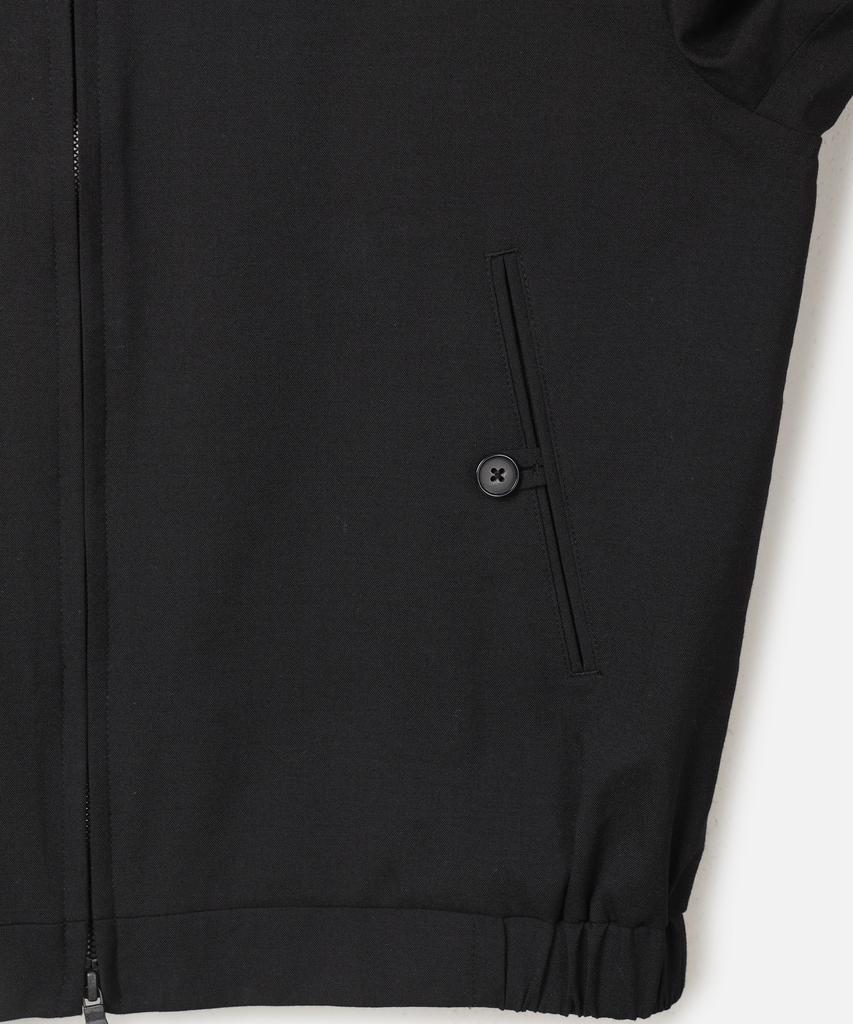 247Series Swing-Top Wool Tailored Blouson Black