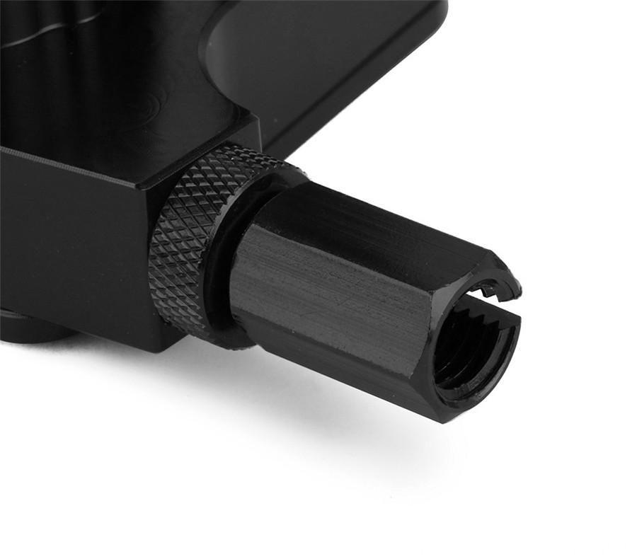 Motorbike Aluminum 7/8" 22mm Thumb Throttle Lever Refueling Device Assembly For