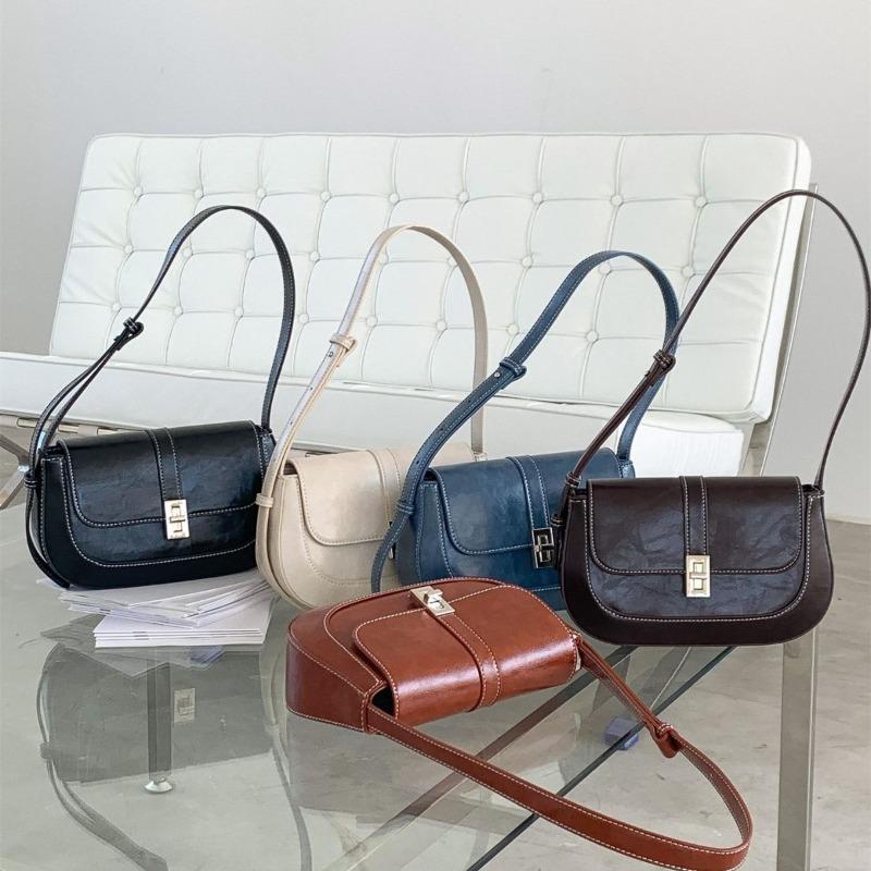 New Shoulder Bag Women's Versatile Retro Handbag To Work Commuter Women's Stereotype Niche Style Underarm Bag Women