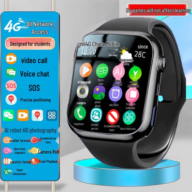 2025 Huaqiangbei S10 Top Configuration Smartwatch: Card-Enabled Smartphone Capability