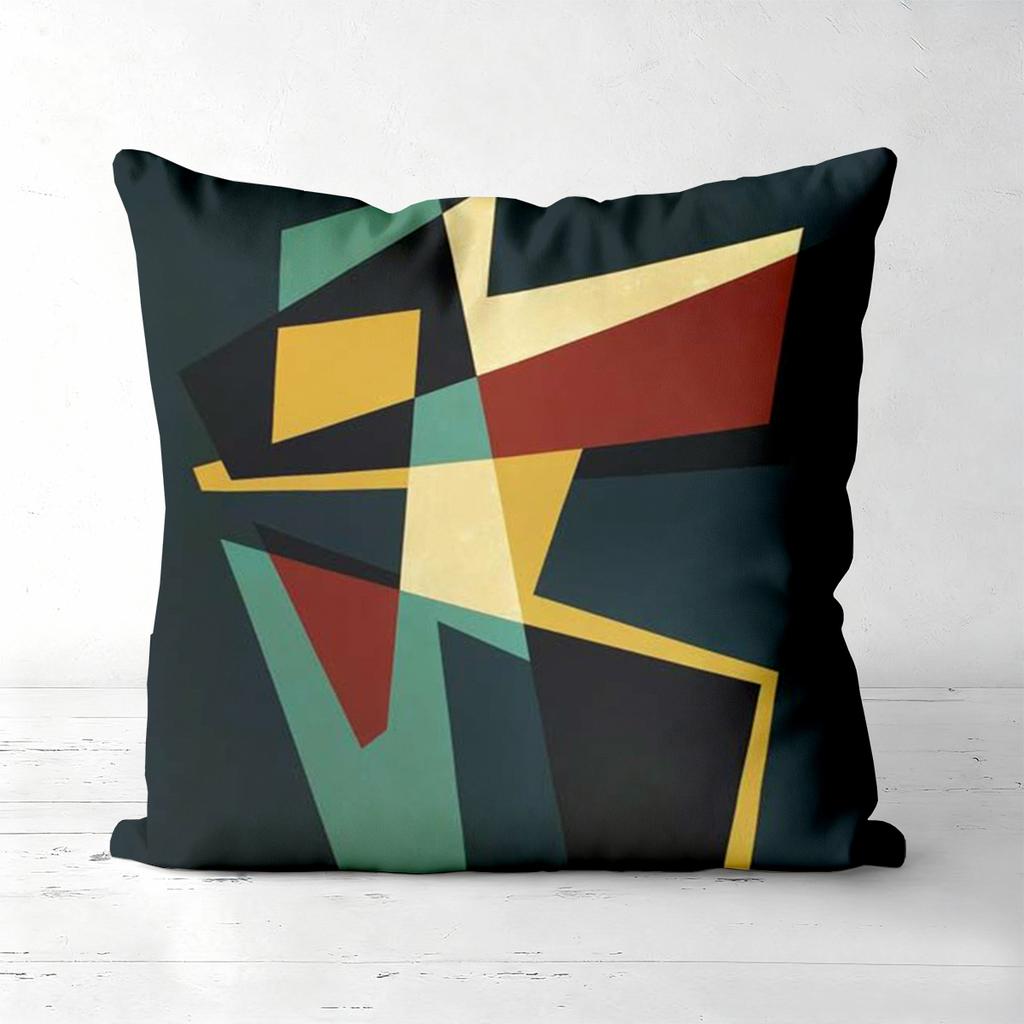 Modern Geometric Patterned Throw Pillows for Home Polyester pillowcase, sofa decorative cushion cov Headboard Pillow