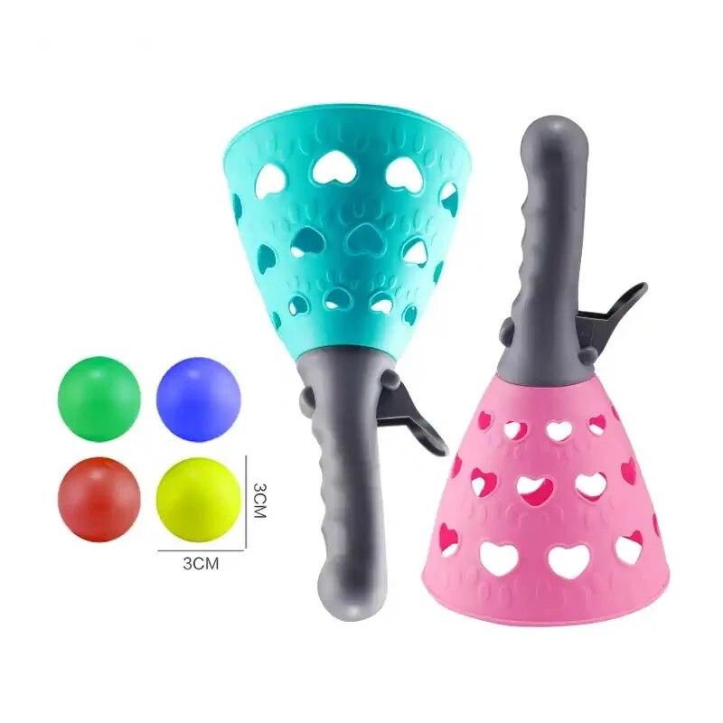 

1 комплект детских спортивных забавных игрушек для активного отдыха, катапульта для родителей и детей, прыгающий мяч, пластиковая катапульта, игры на открытом воздухе, забавные катапульты