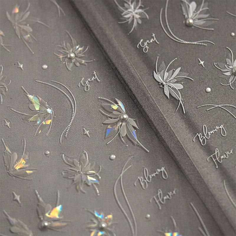 Exquisite selbstklebende Nagelkunst-Dekorsticker Niedliche Schmetterlings-Nagelkunststicker Kreative Feen-Nagelkunststicker Geschenke