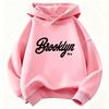 Streetwear Brooklyn Letter Printed Fashion Hoodie Kids Children's Sweatshirt Hoody Casual Hoodies for Boys Girls Clothes