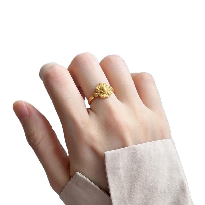 Exquisite and Delicate Ethnic Style Flowing Baroque Spiral Leaf Rings for Women New In Luxury Ring Fine Banquet Jewelry Gift