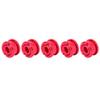 Bikes Road   Chainwheel Screws   & Nut Parts for Single Dental Plate Black